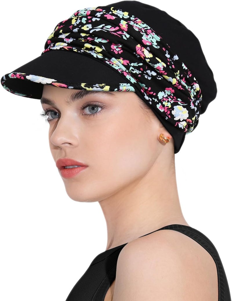 Awefeel Chemo Headwear Viscose Newsboy Cap for Women Fall and Winter Hats - Image 2